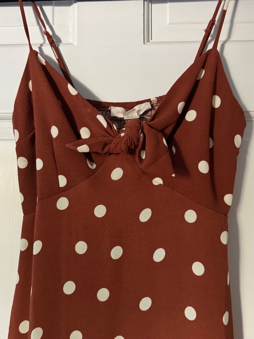Polka dot long dress